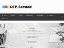 Tablet Screenshot of dtp-service.be